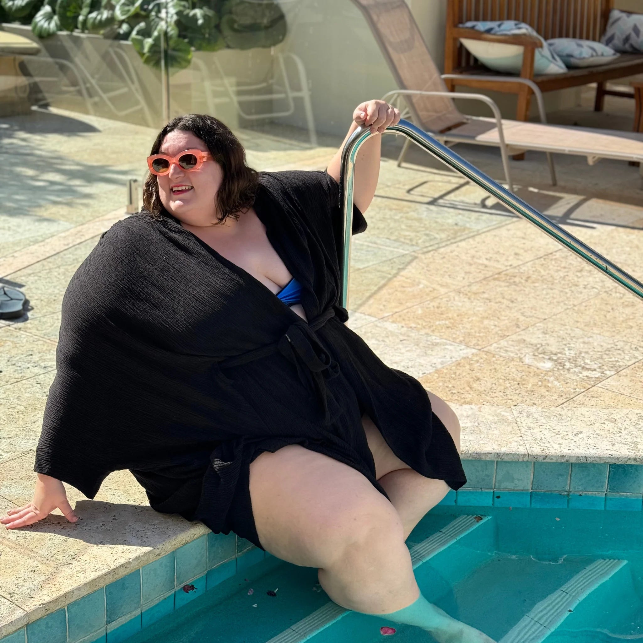 Black pool cover up shop